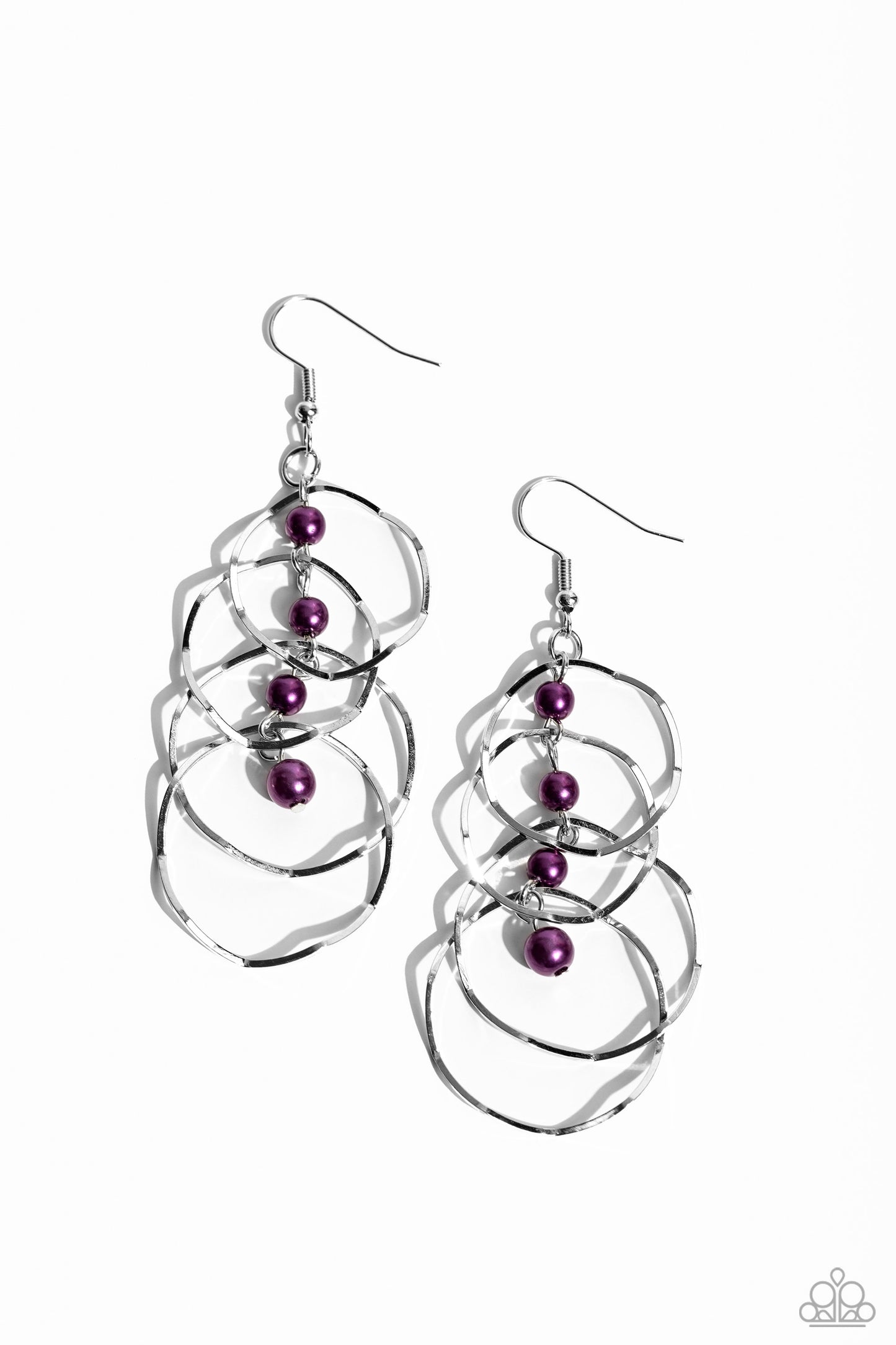 Pearl Palooza - Purple Earring