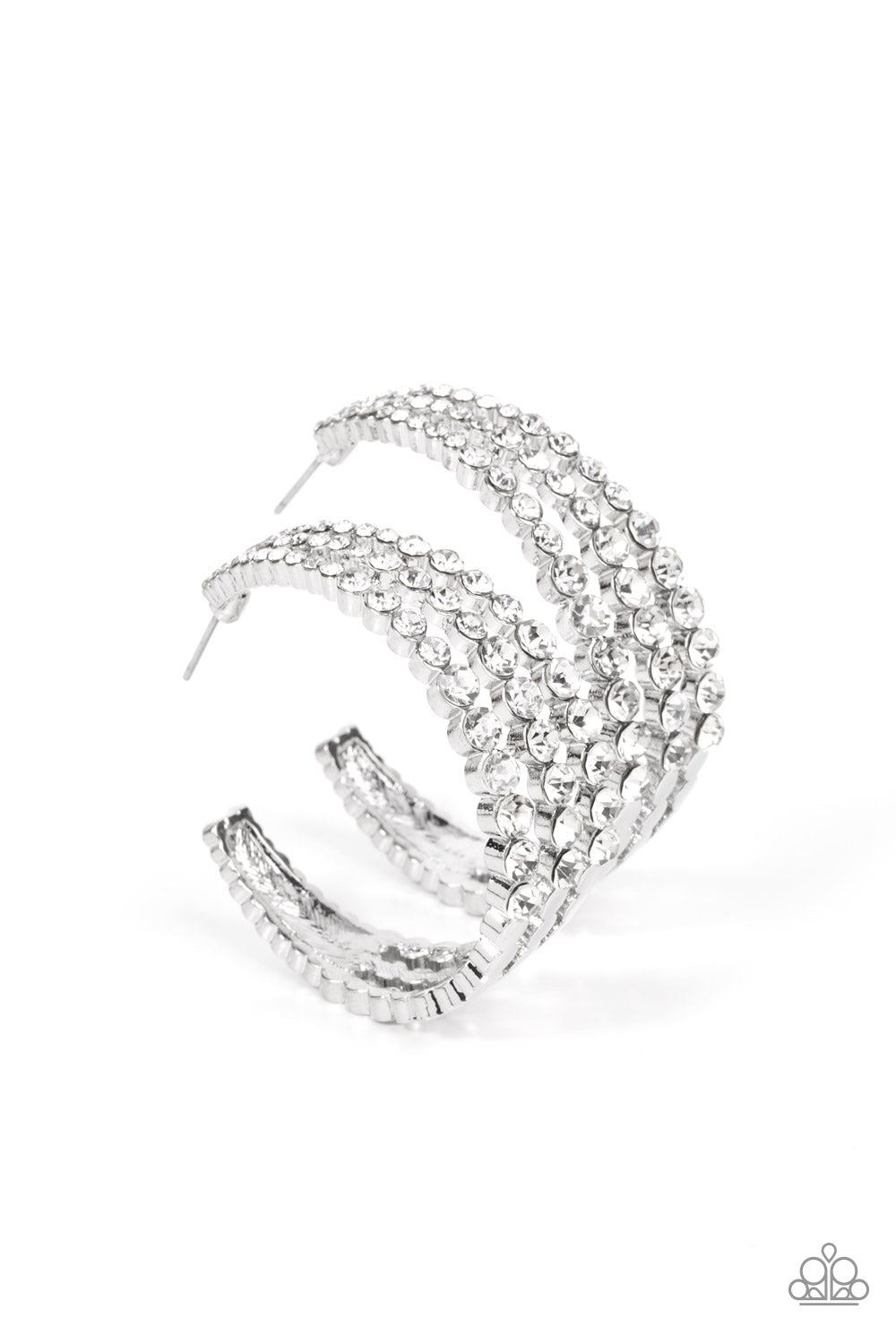 Cosmopolitan Cool - White Earring