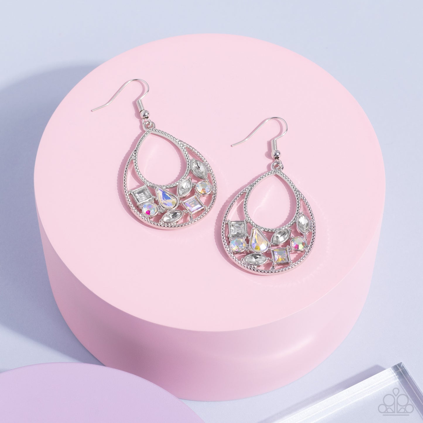 Regal Recreation - White Earring