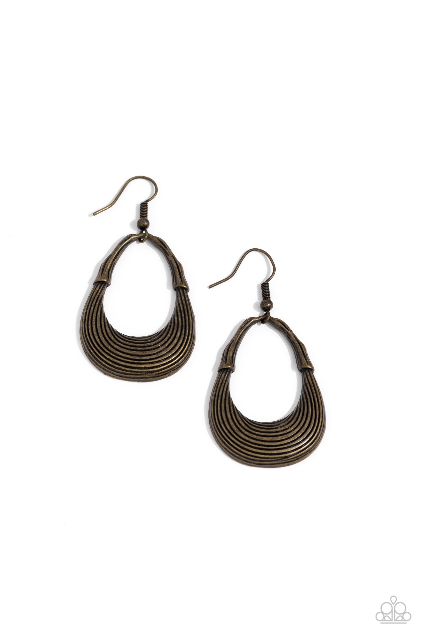 Terra Timber - Brass Earring