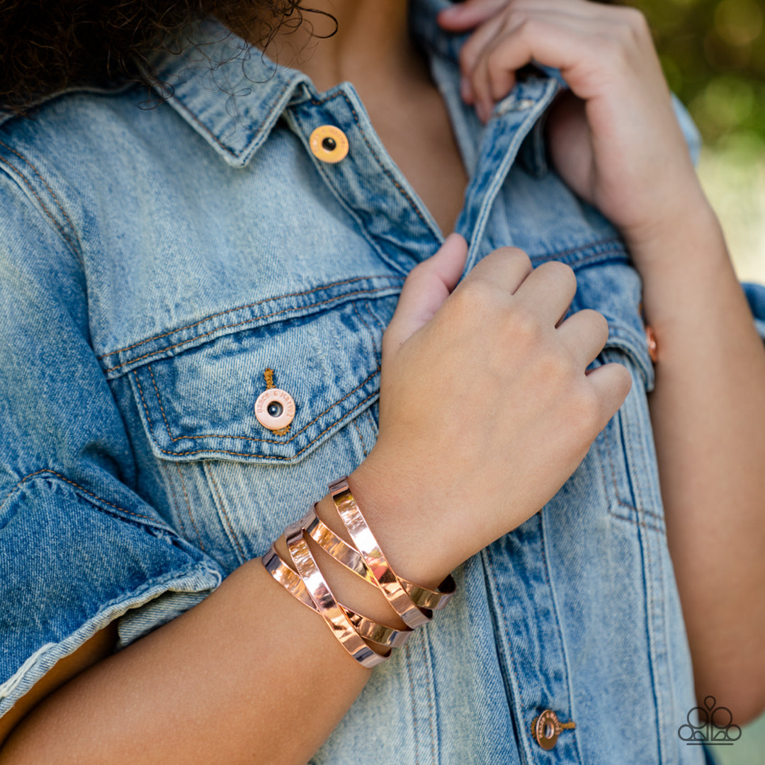 Industrial Imagination - Copper Bracelet