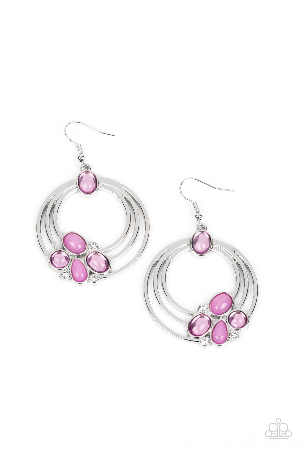 Dreamy Dewdrops - Purple Earring