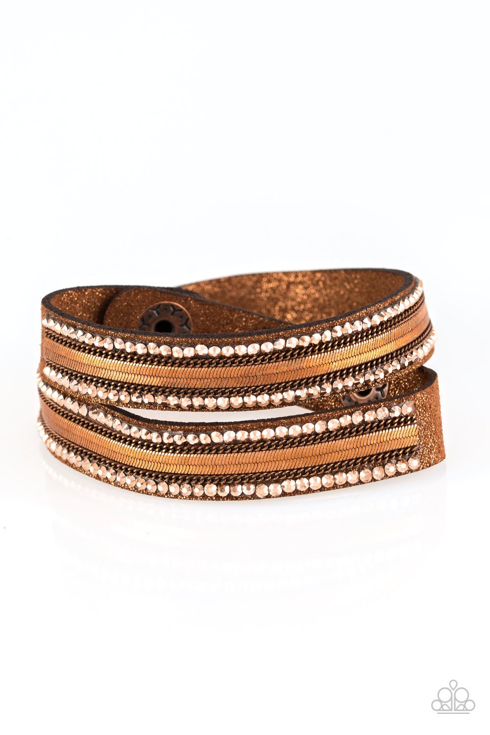 Copper Rockstar Rivairy Bracelet