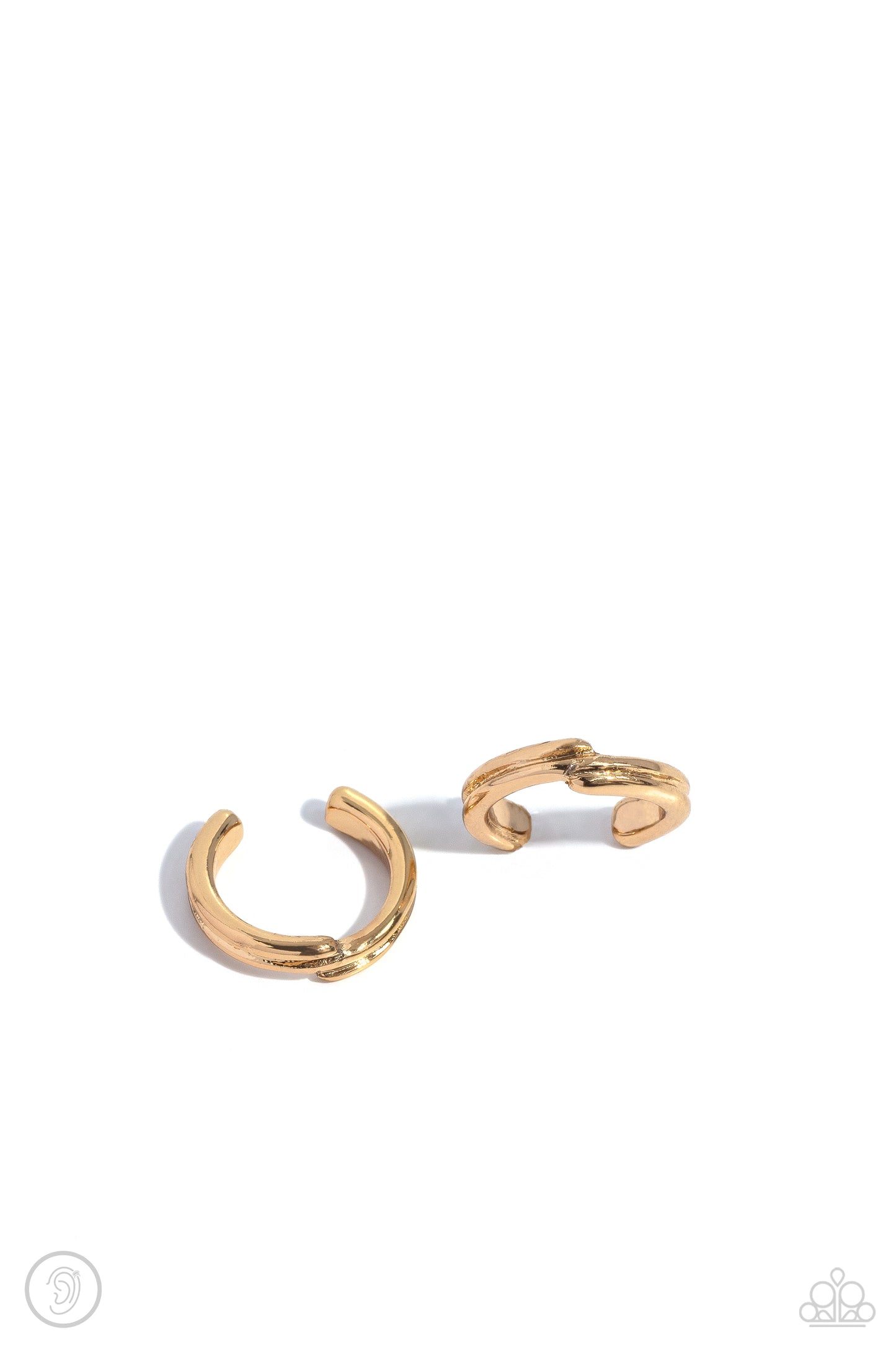 Linear Legacy - Gold Earring Cuff
