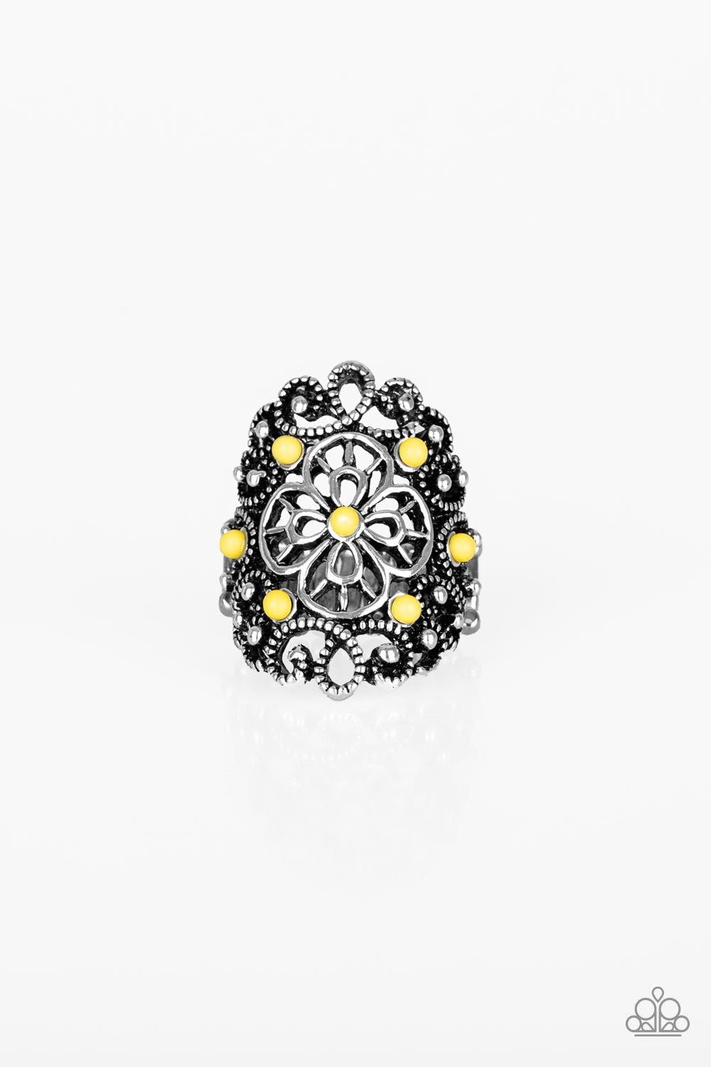 Yellow Floral Fancies Ring