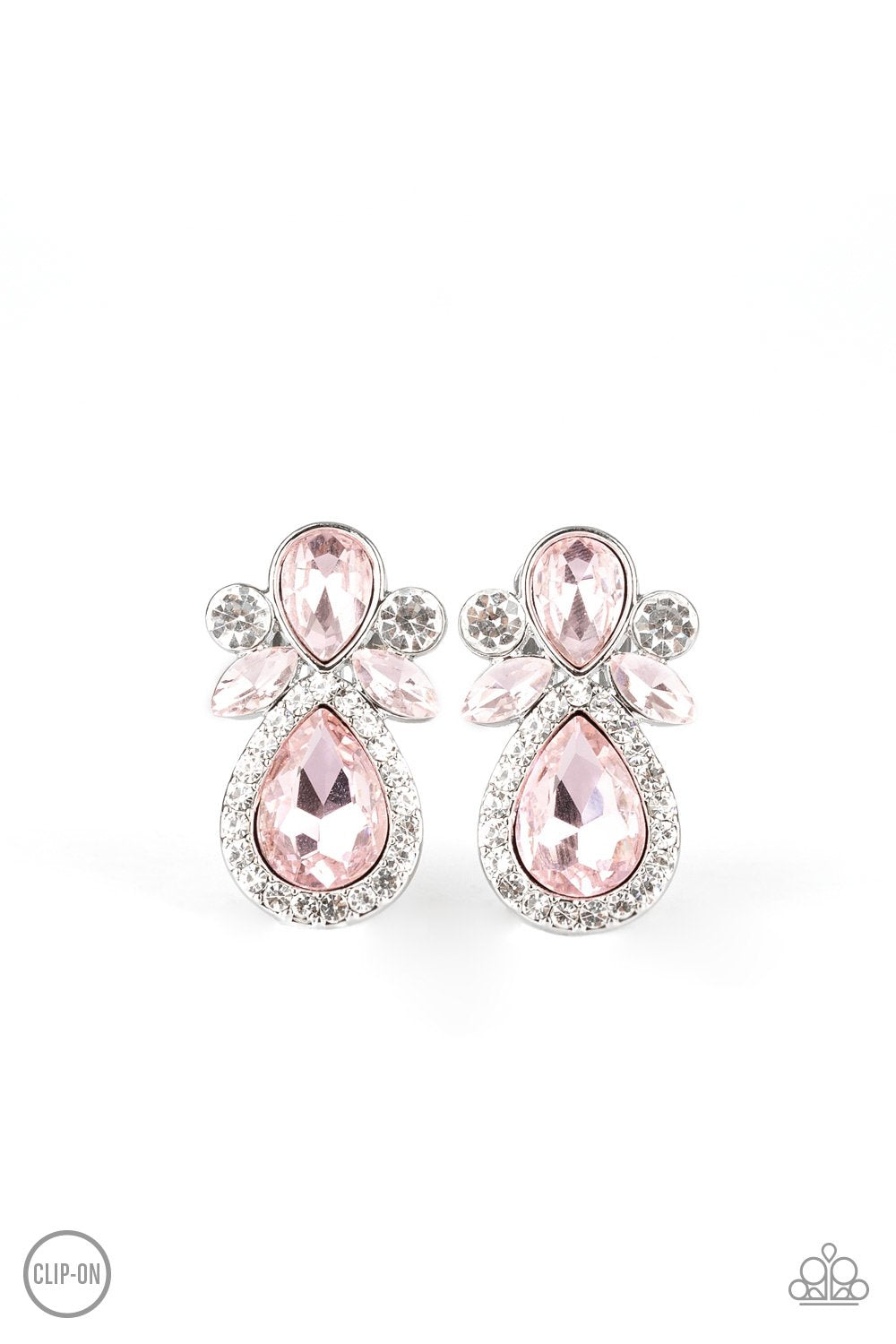 Celebrity Crowd - Pink Earrings