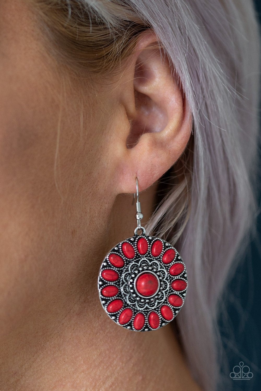 Red Desert Palette Earrings
