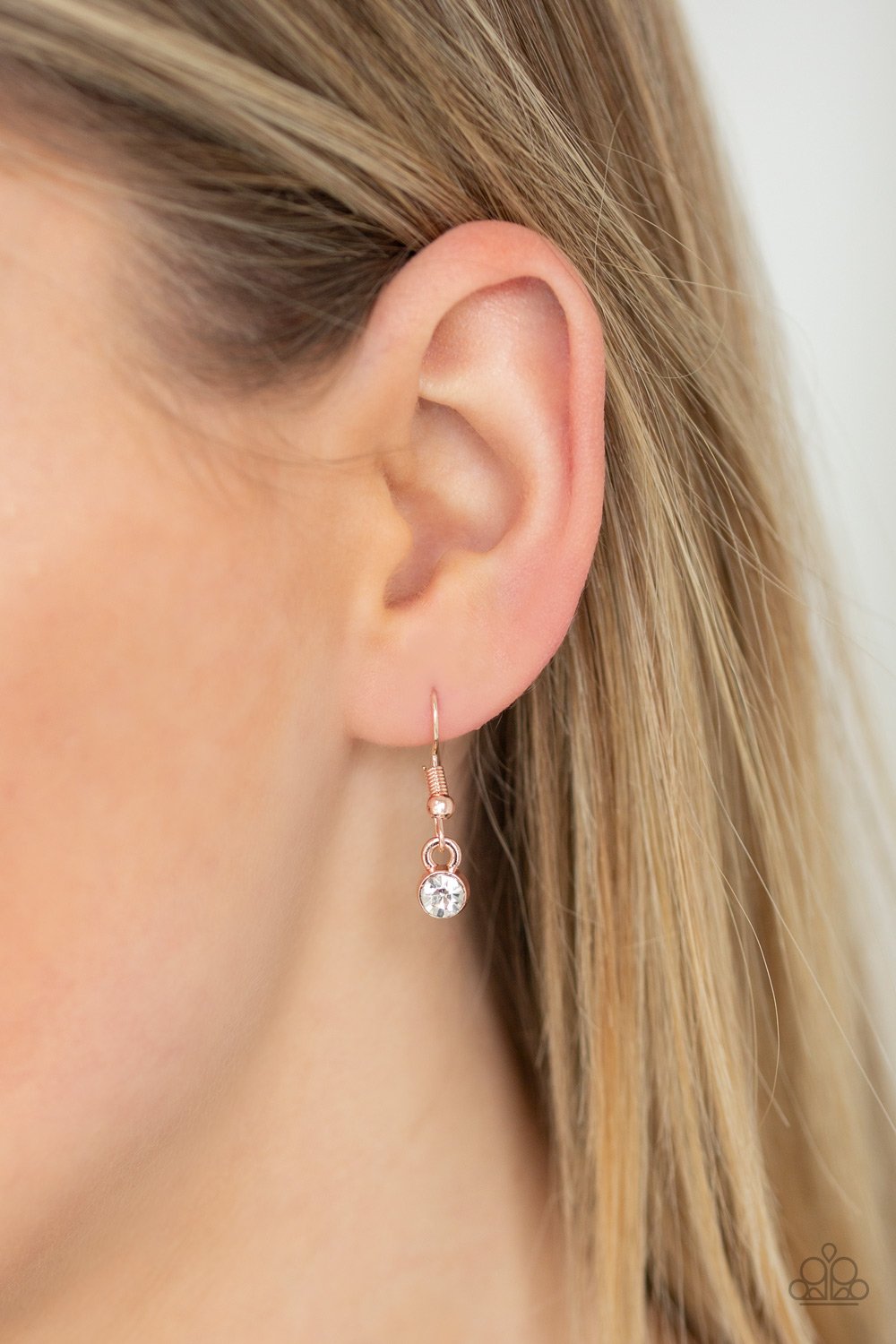 Diva In Diamonds - Rose Gold Necklace