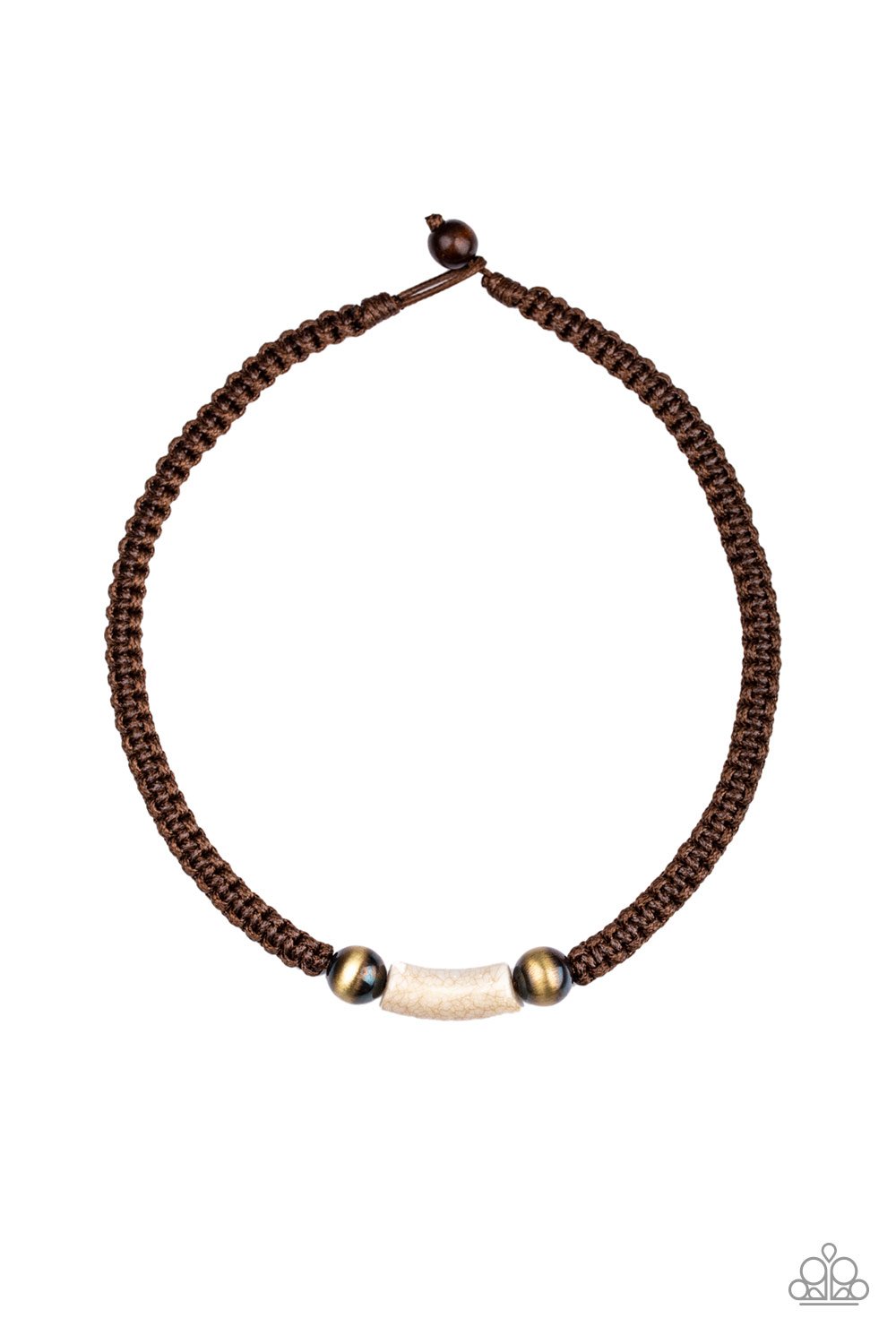 Gone Adventuring - Brown Necklace