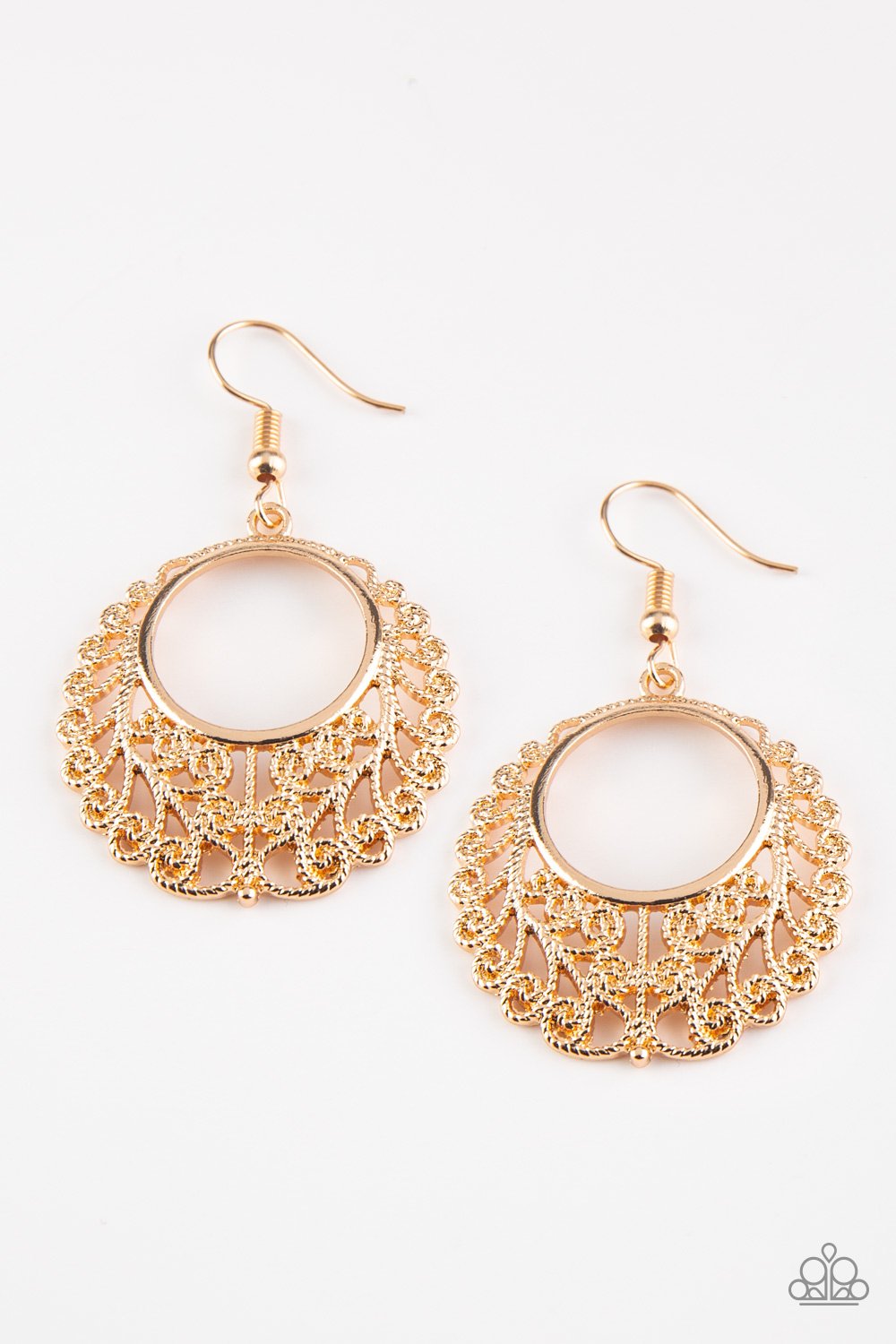 Gold Grapevine Glamorous Earrings