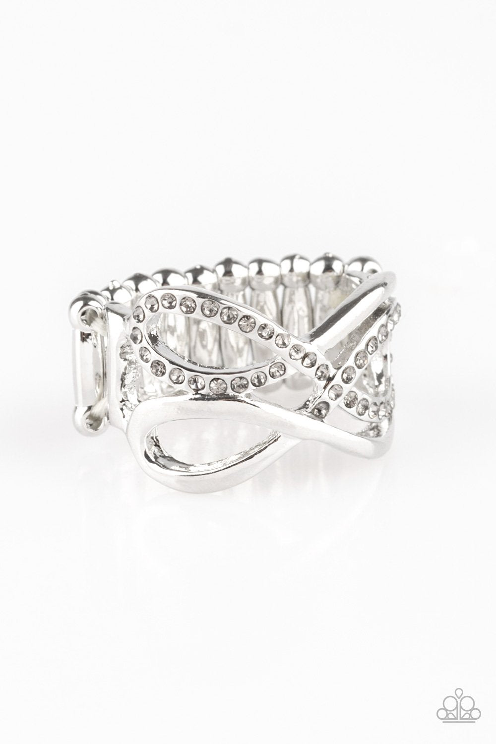 Silver Infinite Illumination Ring