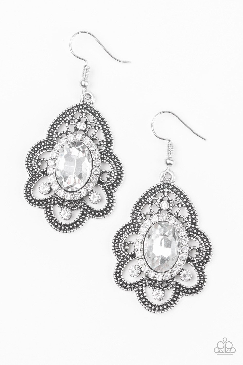 Reign Supreme Earring - White Earring