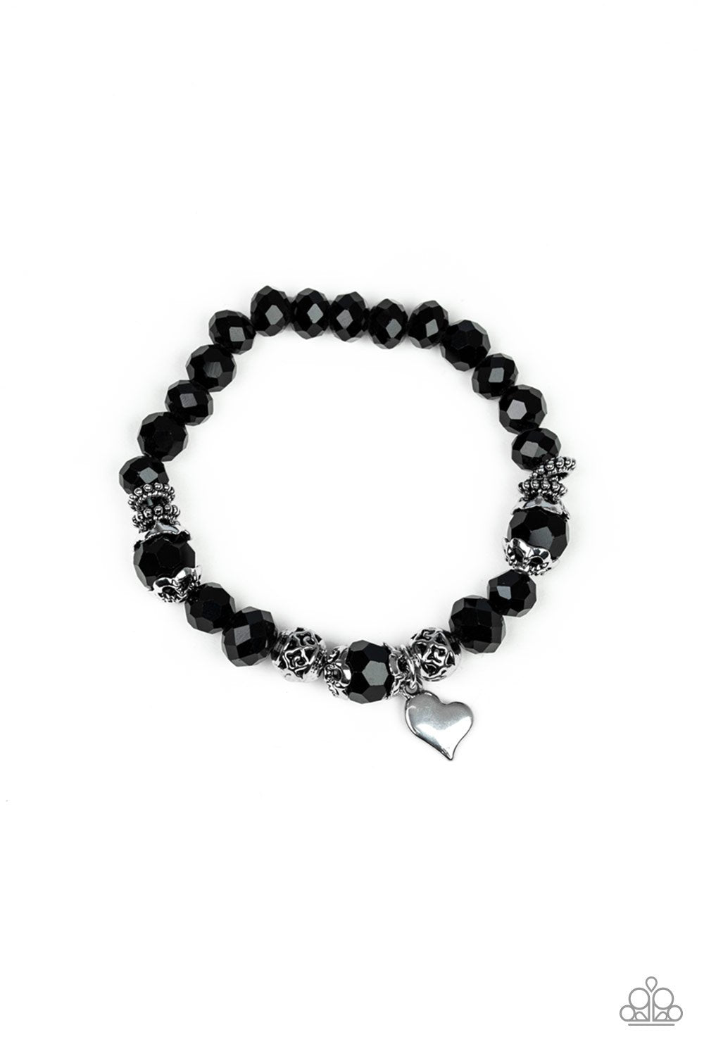 Right On The Romance - Black Bracelet