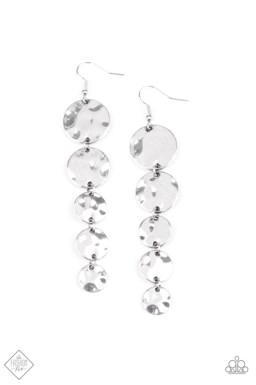 Silver Rippling Resplendence Earrings - Sunset Sightings FF