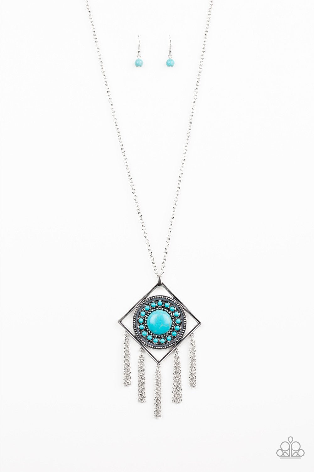 Sandstone Solstice - Blue Necklace