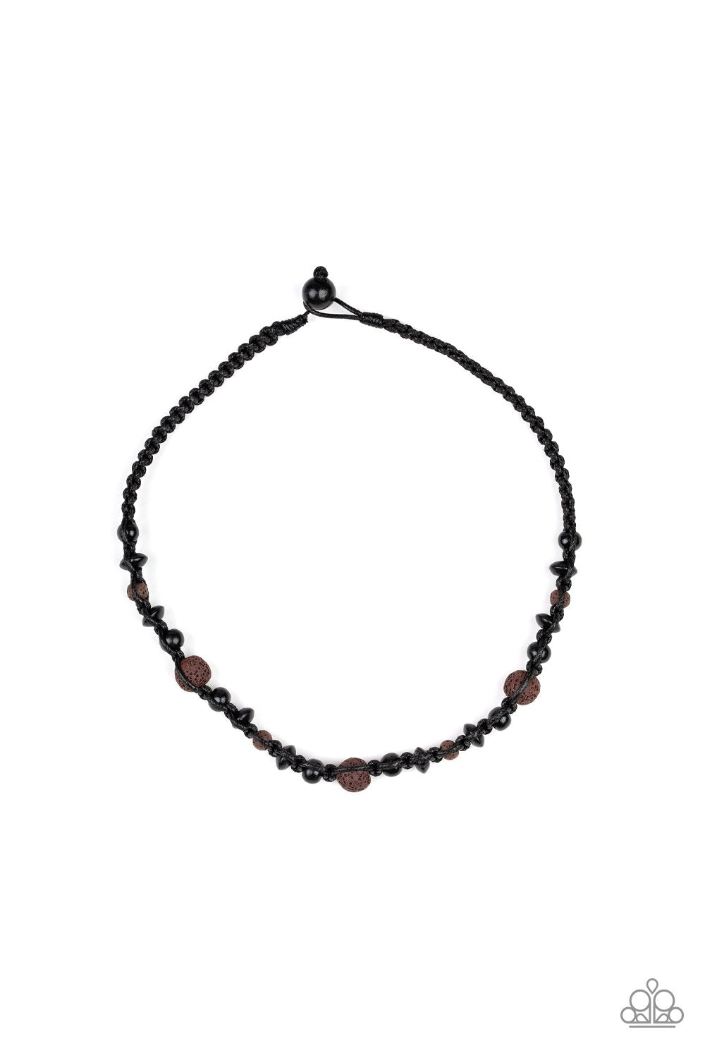 Shark Baiter - Brown Necklace