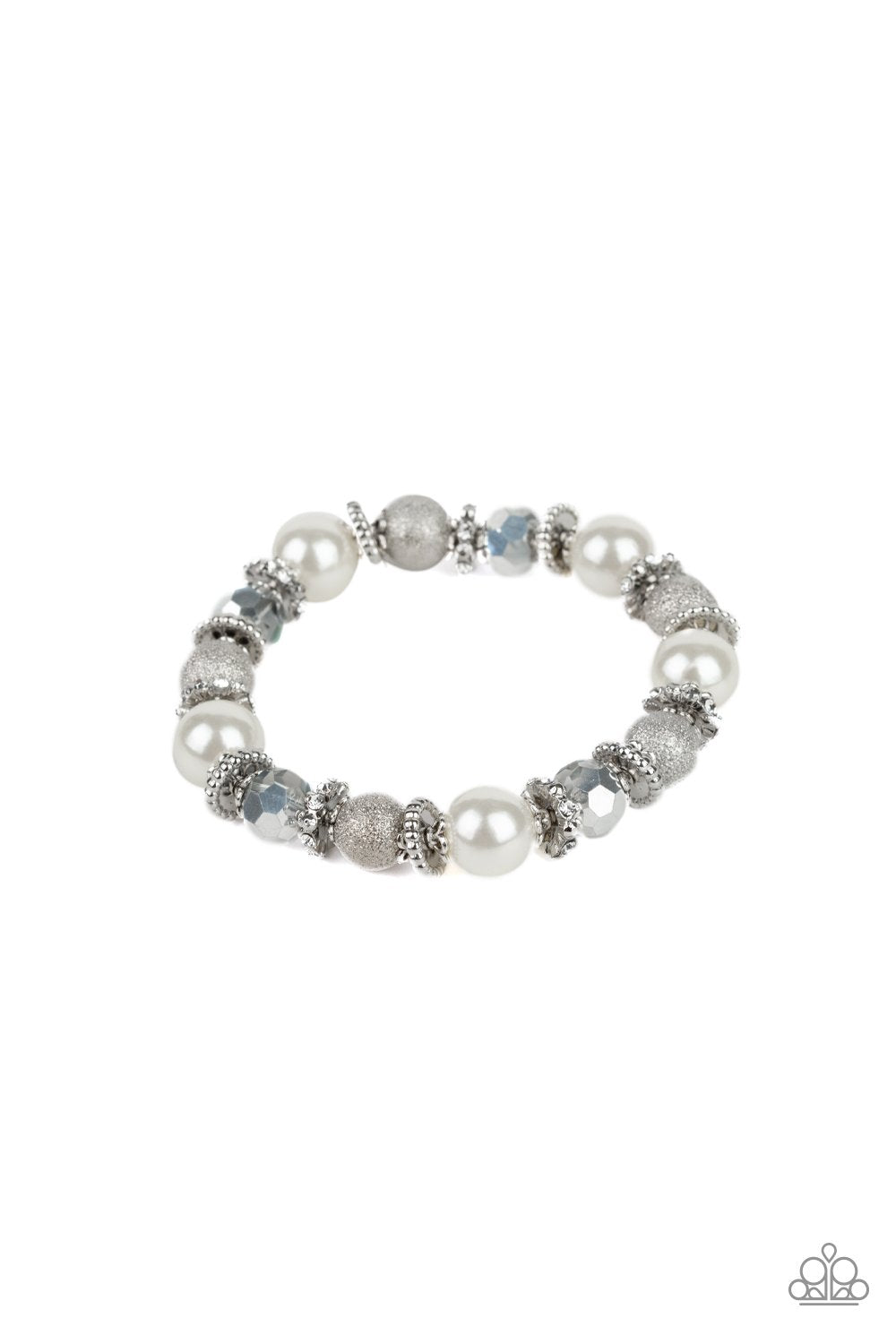 Sparking Conversation - White Bracelet