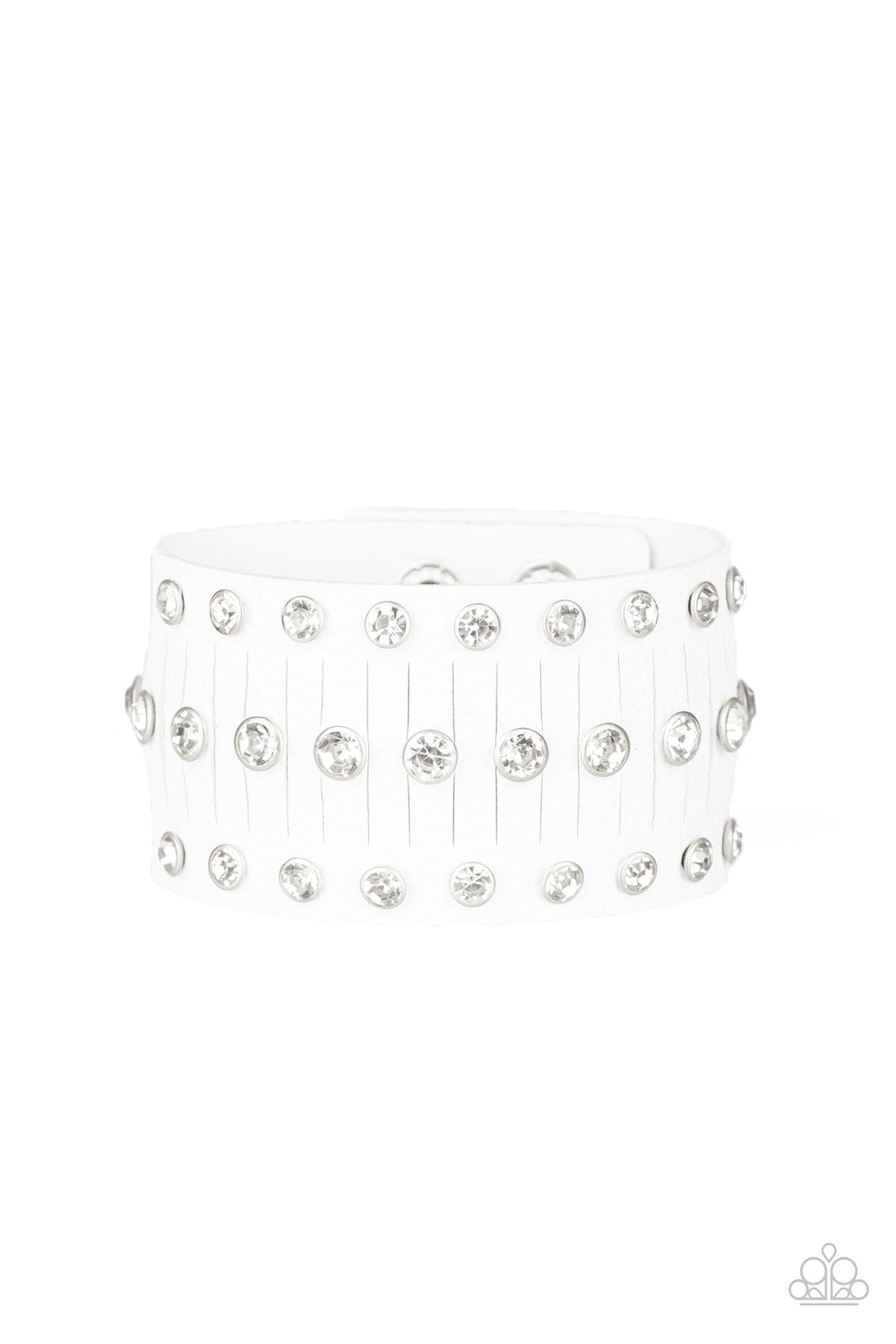 Now Taking The Stage - White Bracelet