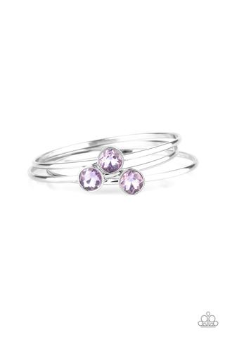 Purple Be All You Can BEDAZZLE Bracelet