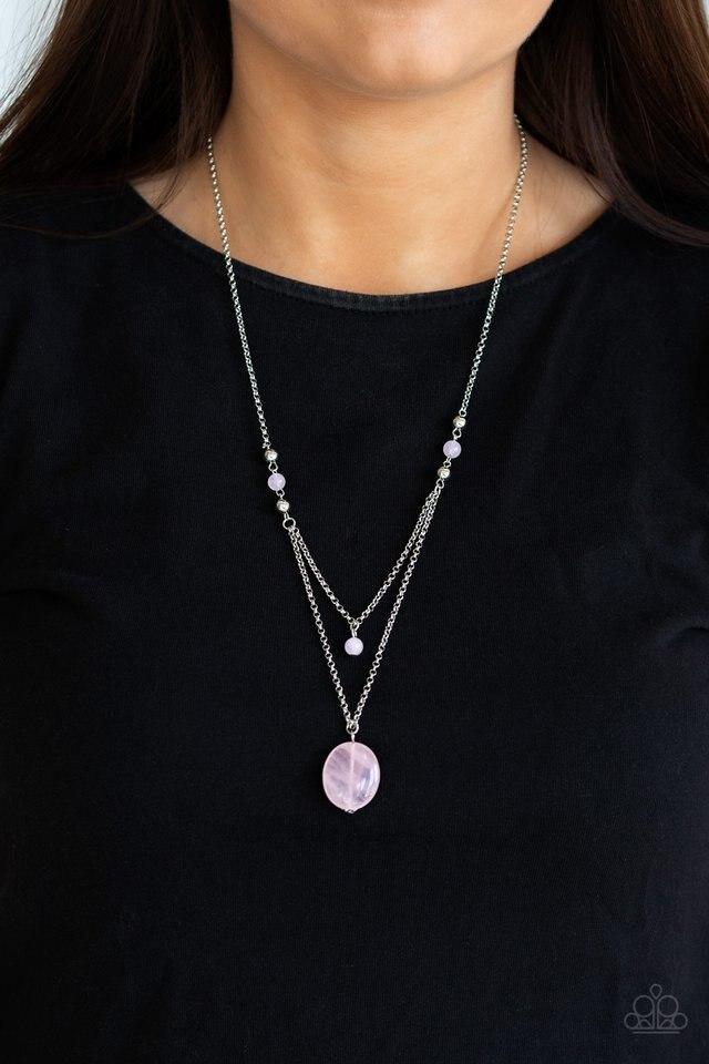Time To Hit The ROAM - Pink Necklace