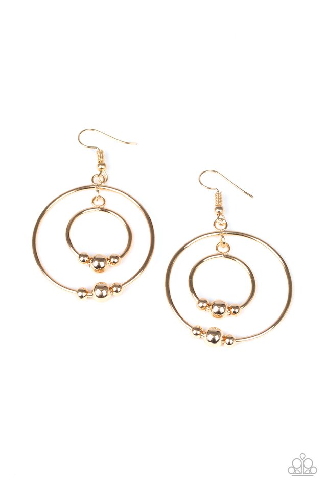 Center of Attraction - Gold Earring