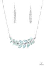 Frosted Foliage - Blue Necklace