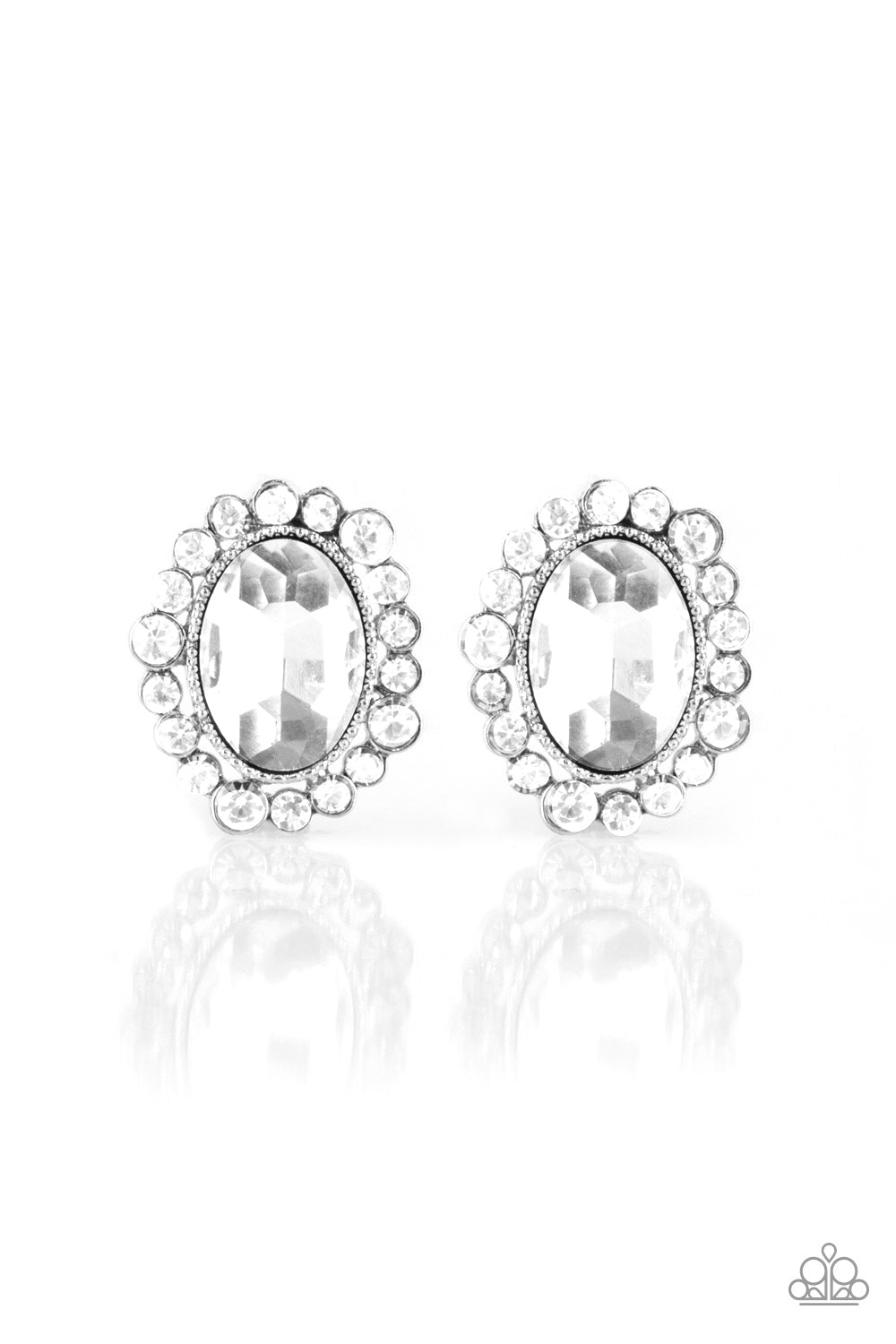 Hold Court - White Earring