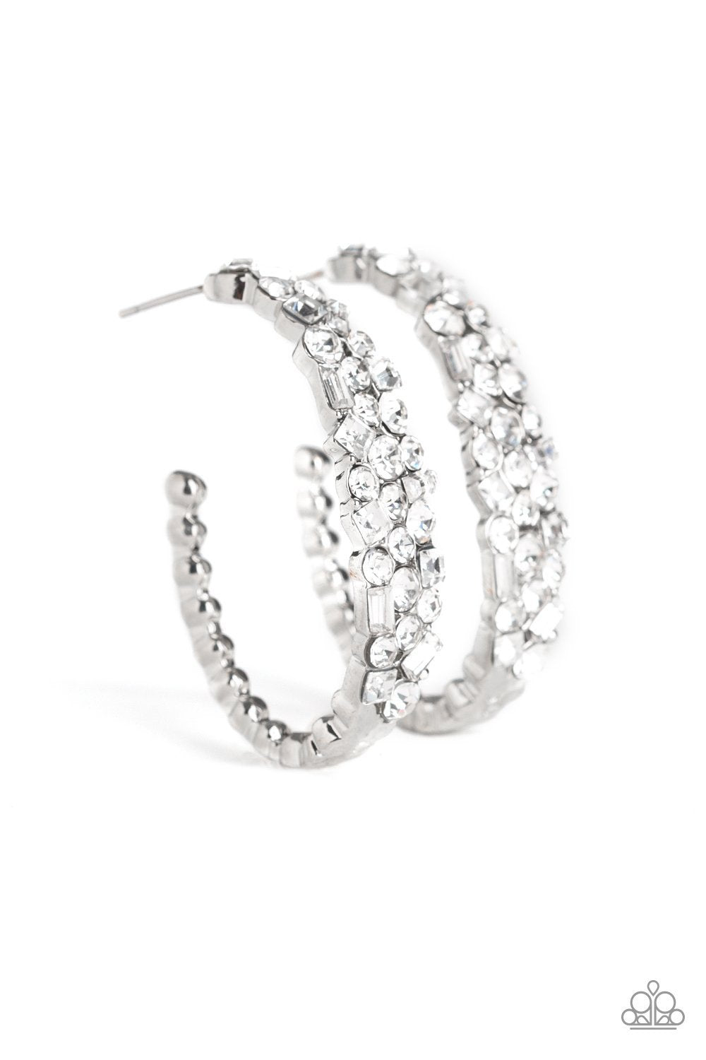 White A GLITZ Conscience Earrings