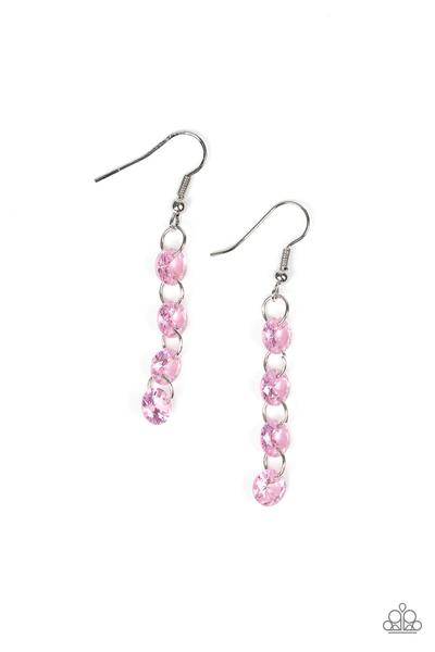 Pink Trickle-Down Effect Earrings