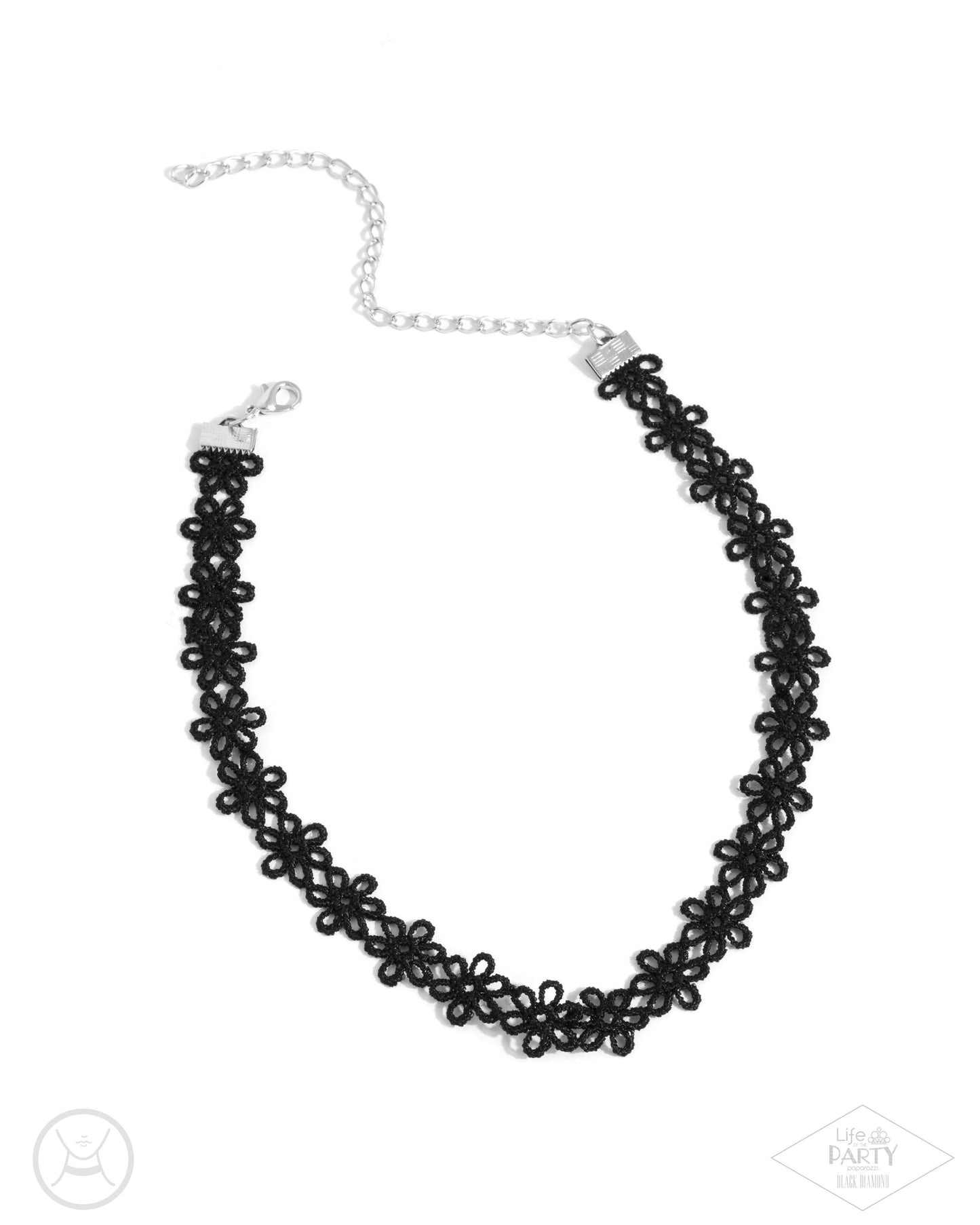 Daisy Love - Black Choker Necklace
