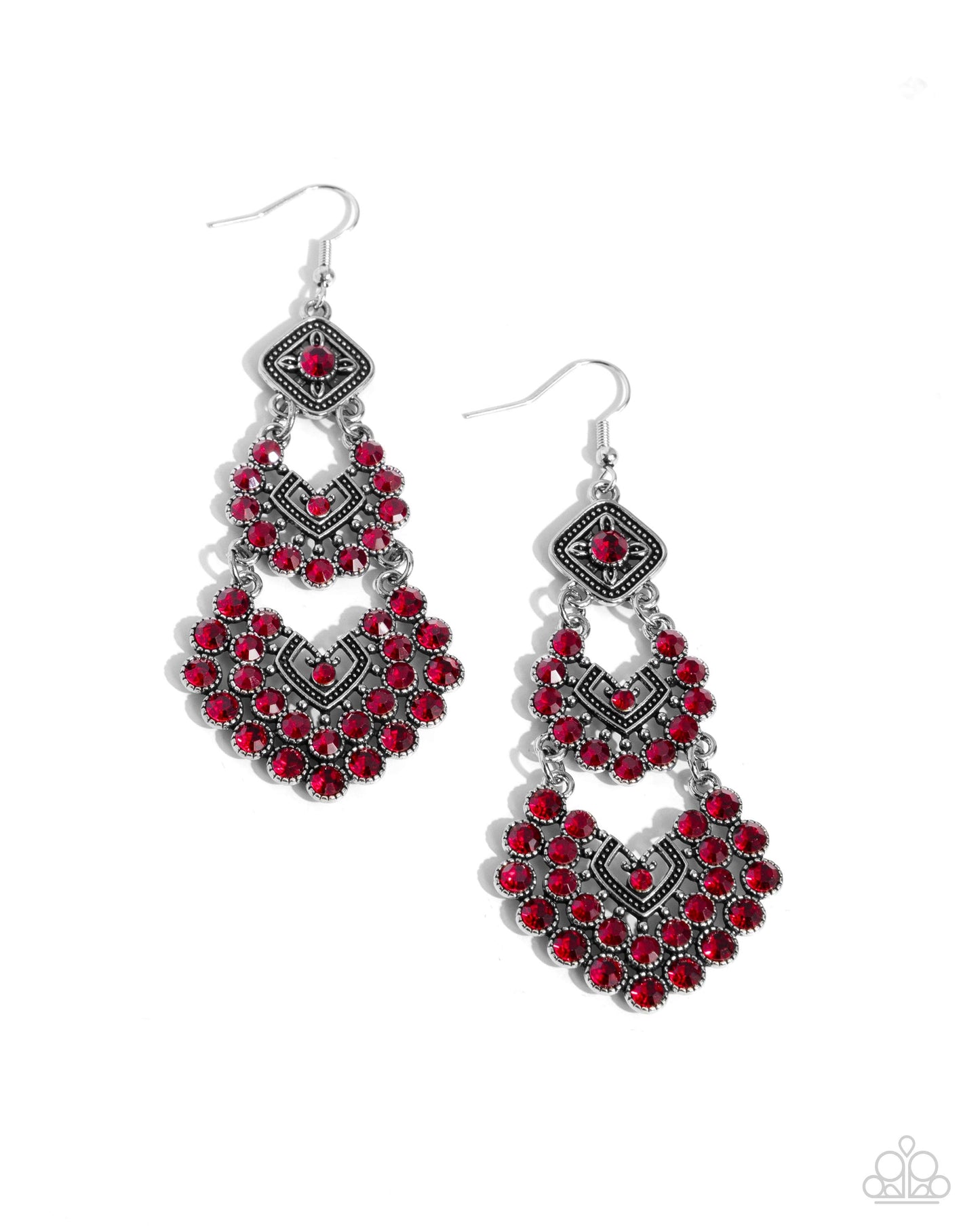 All For The GLAM - Red Earring