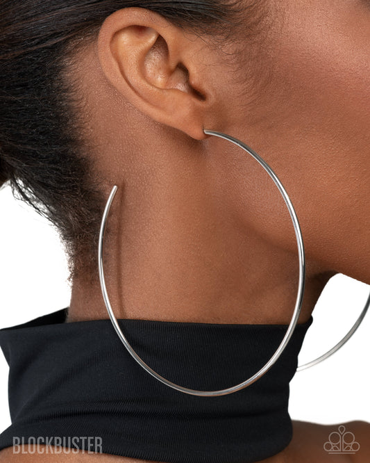 Colossal Couture - Silver Earring