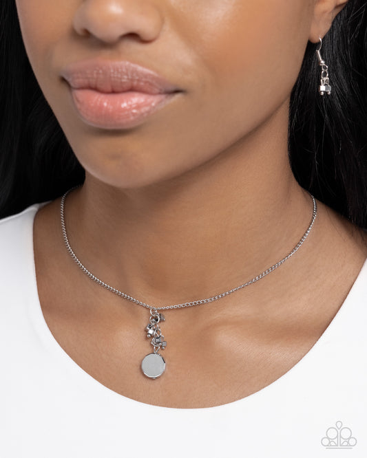 Clustered Candescence - Silver Necklace