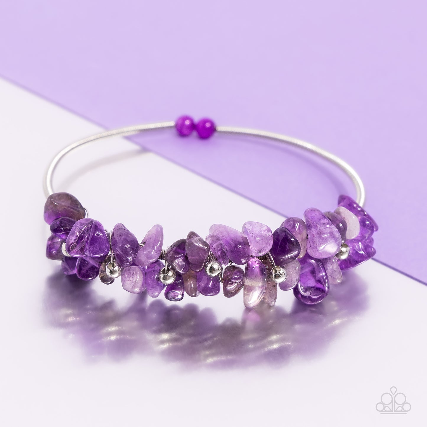 Dainty Deconstruction - Purple Bracelet