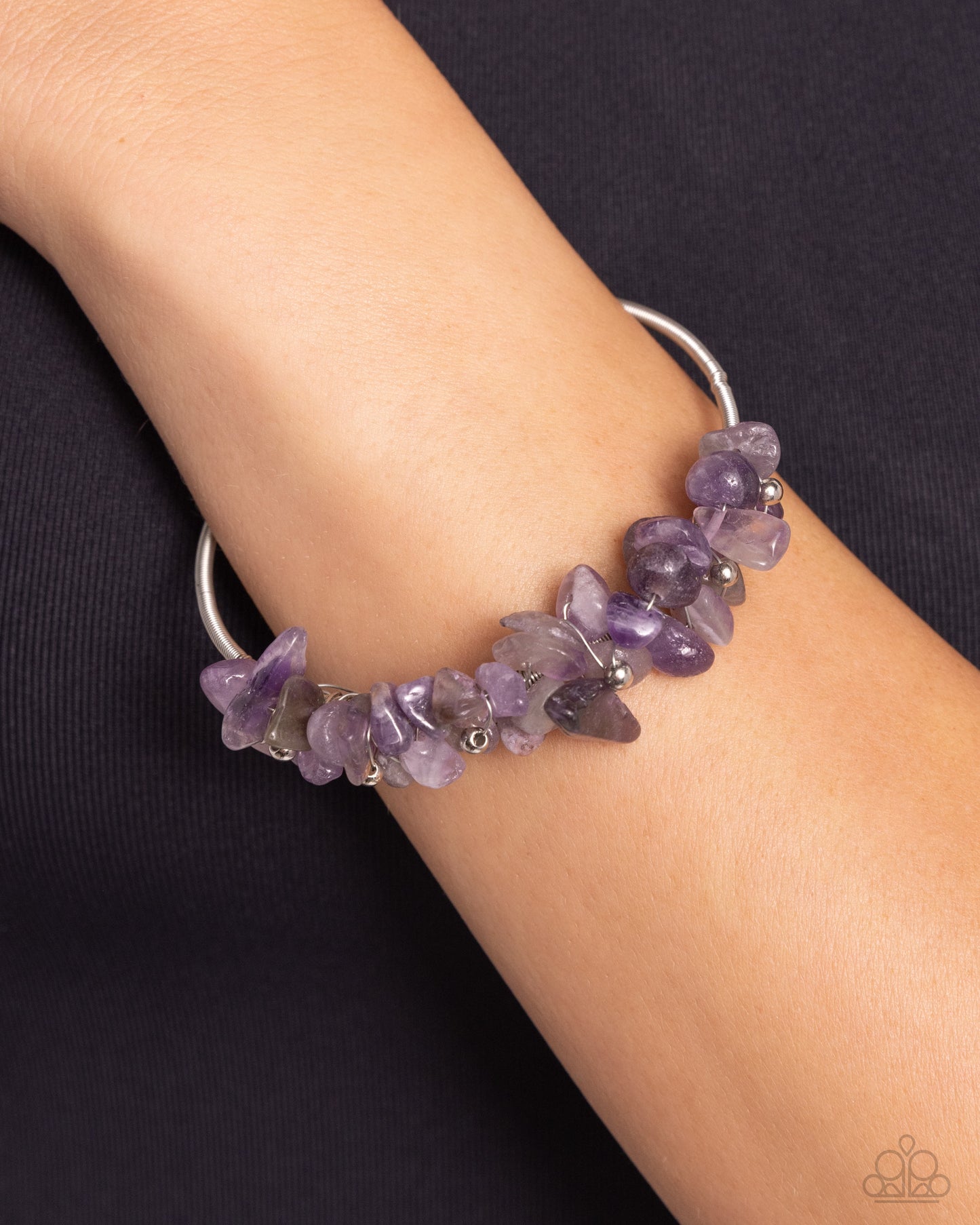 Dainty Deconstruction - Purple Bracelet