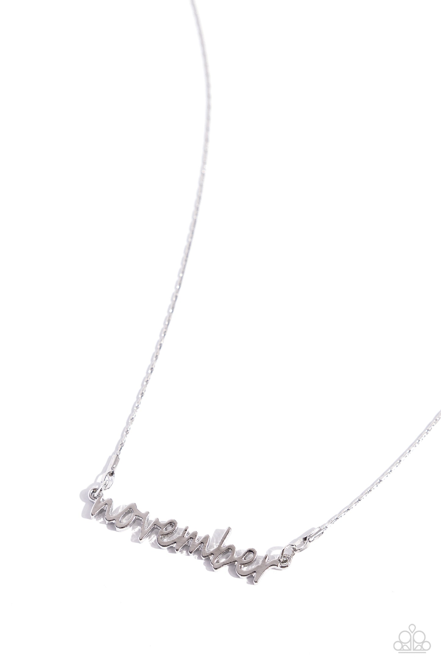 Birth Month Bling - November - Silver Necklace