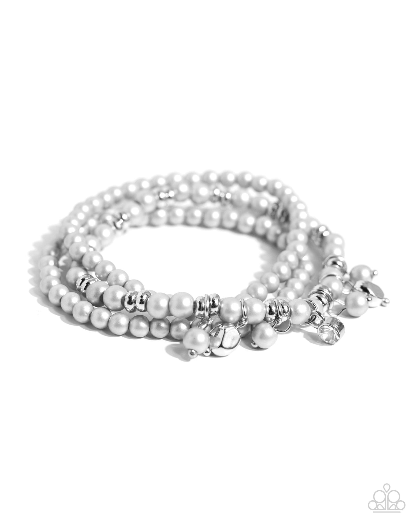 Sumptuous Stack - Silver Bracelet