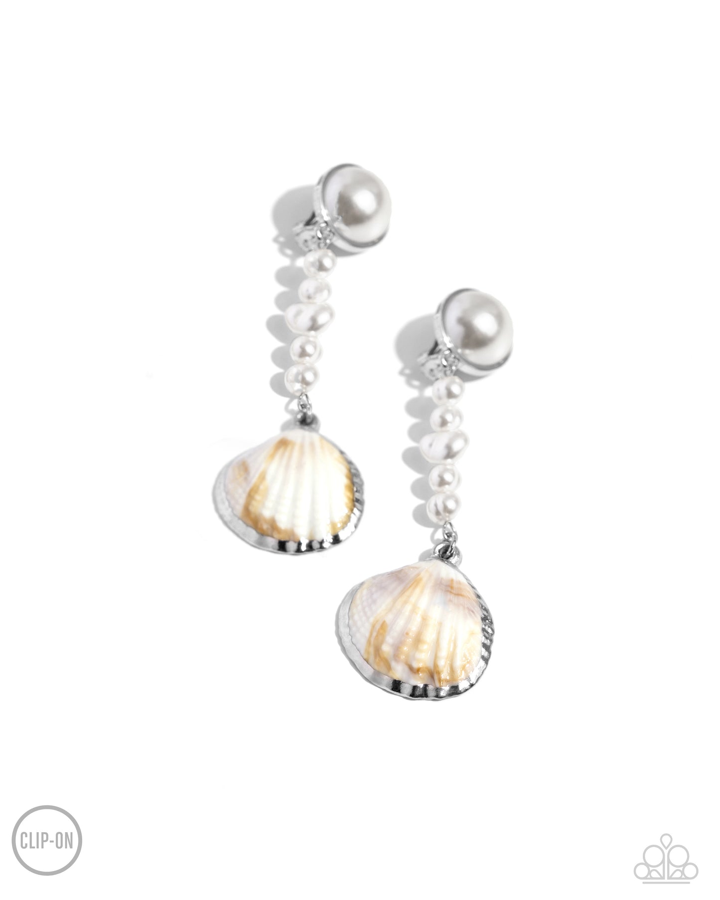 Oceanic Occasion - White Earring