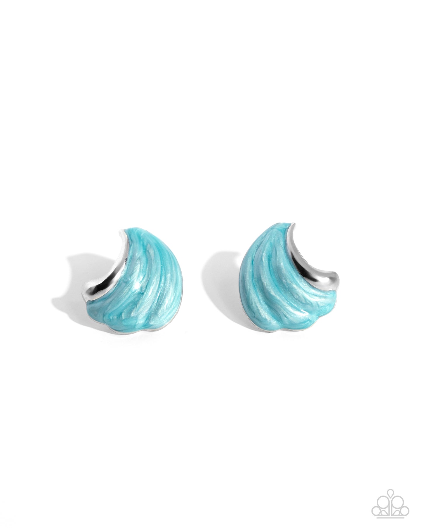 Whimsical Waves - Blue Earring