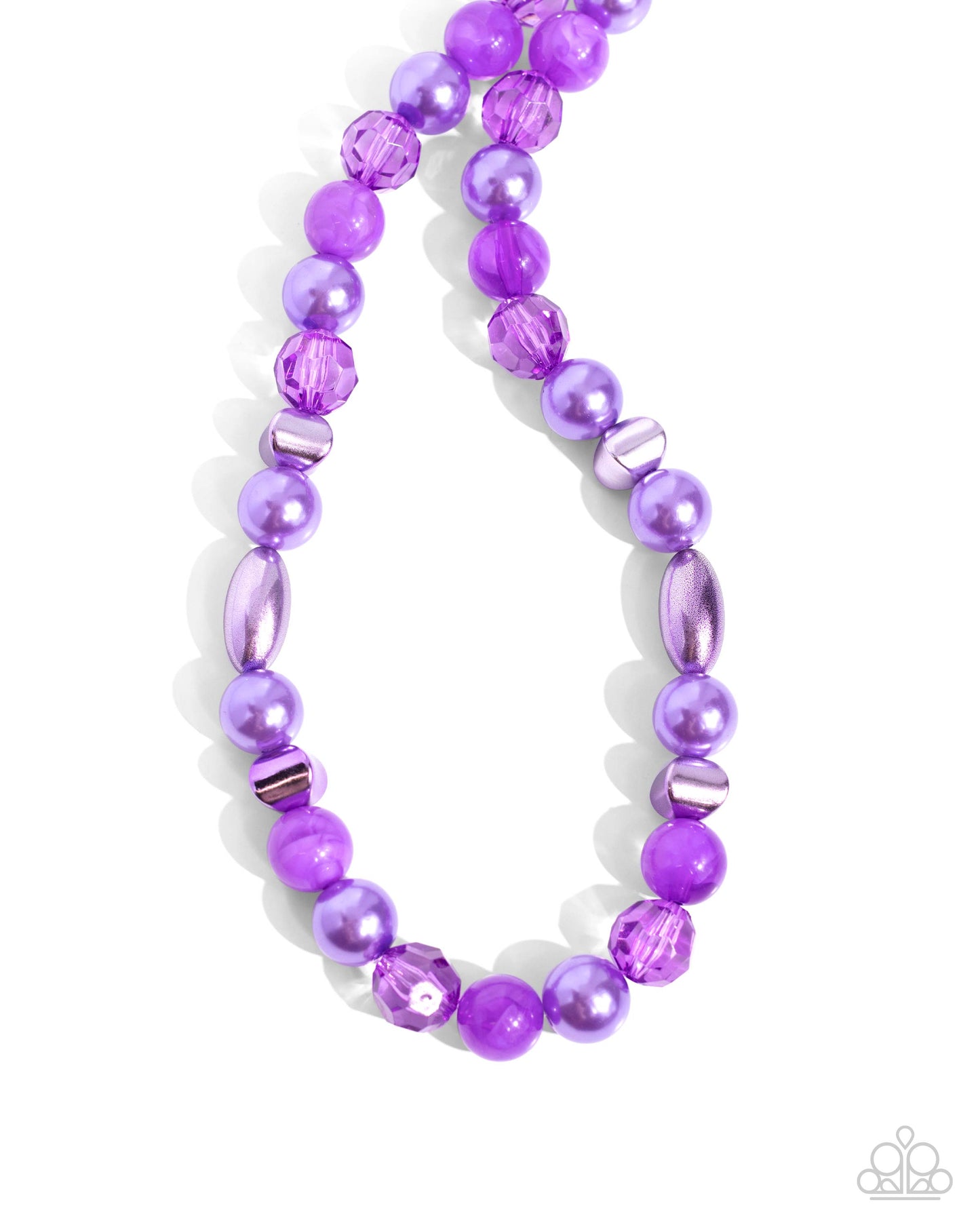 Plentiful Pearls & Pigment- Purple Necklace & Bracelet Set