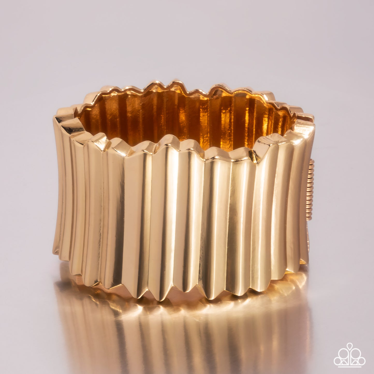 Warped Welding - Gold Bracelet