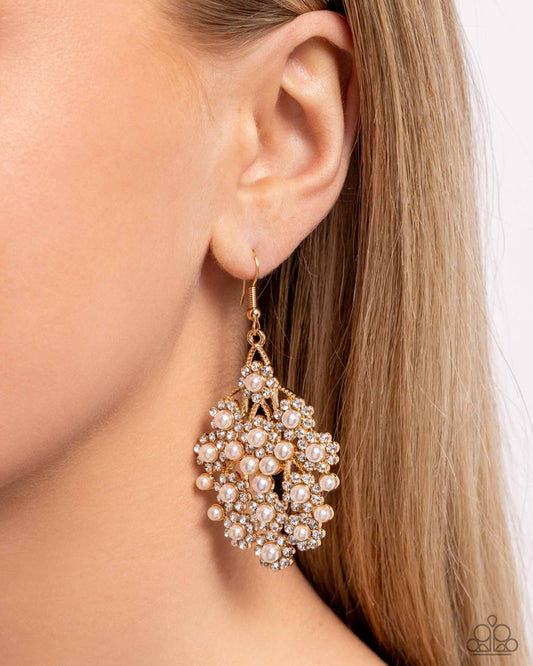 Nautical Netting - Gold Earring