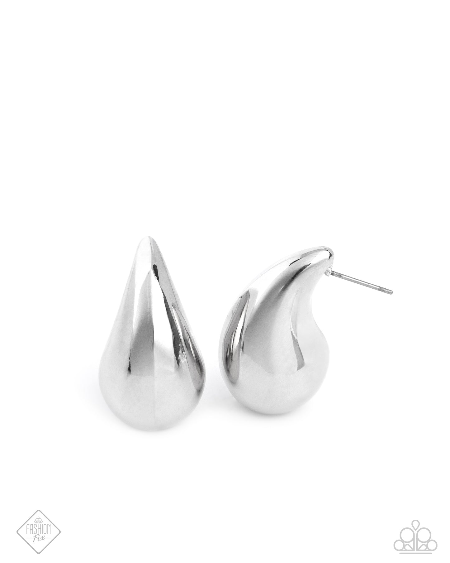 Raindrop Reveal - Silver Earring