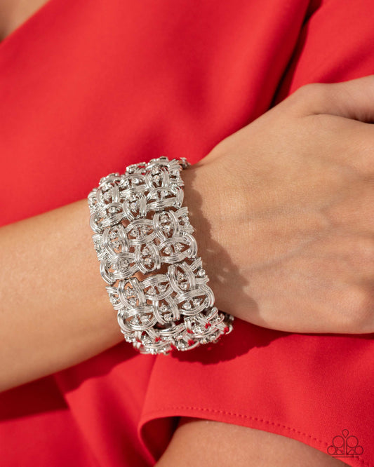 Woven Wardrobe - White Bracelet