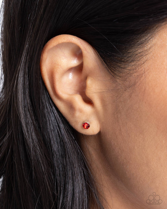 Logical Light - Red Earring