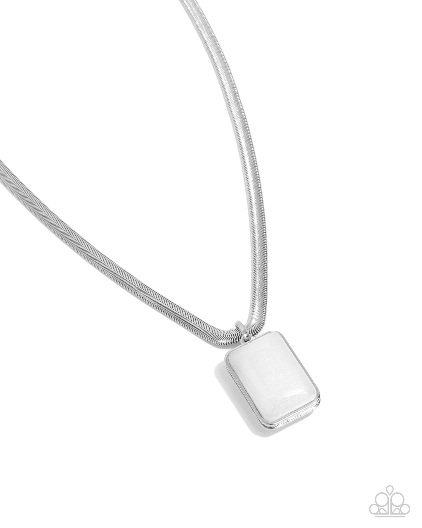 Clandestine Color - White Necklace