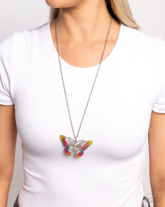 Papillon Pizzazz - Multi Necklace