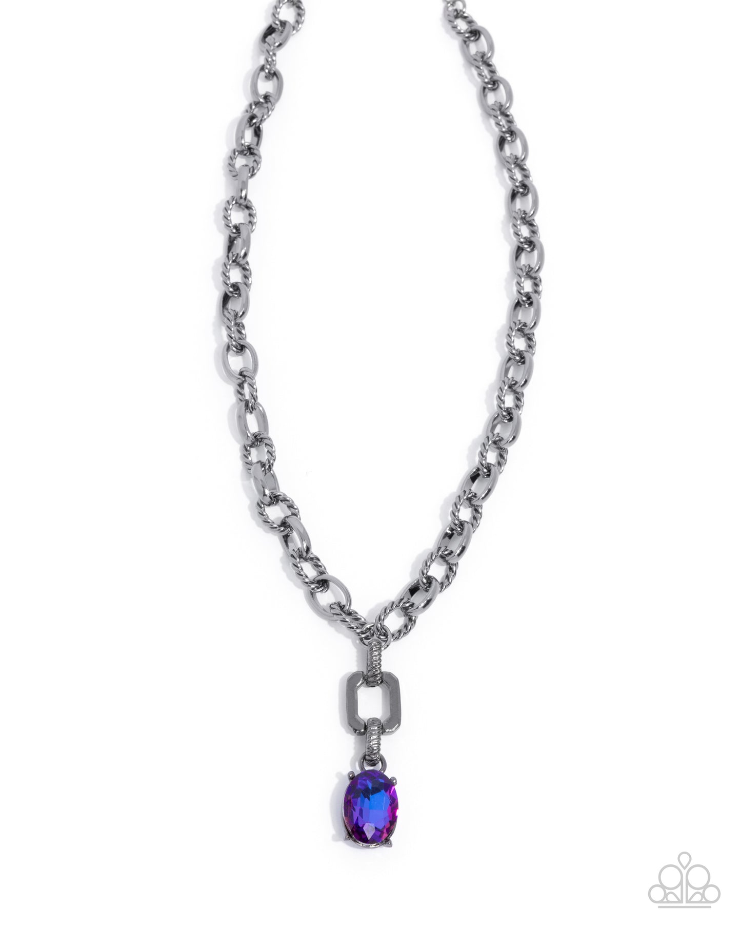 Refulgent Recognition - Purple Necklace