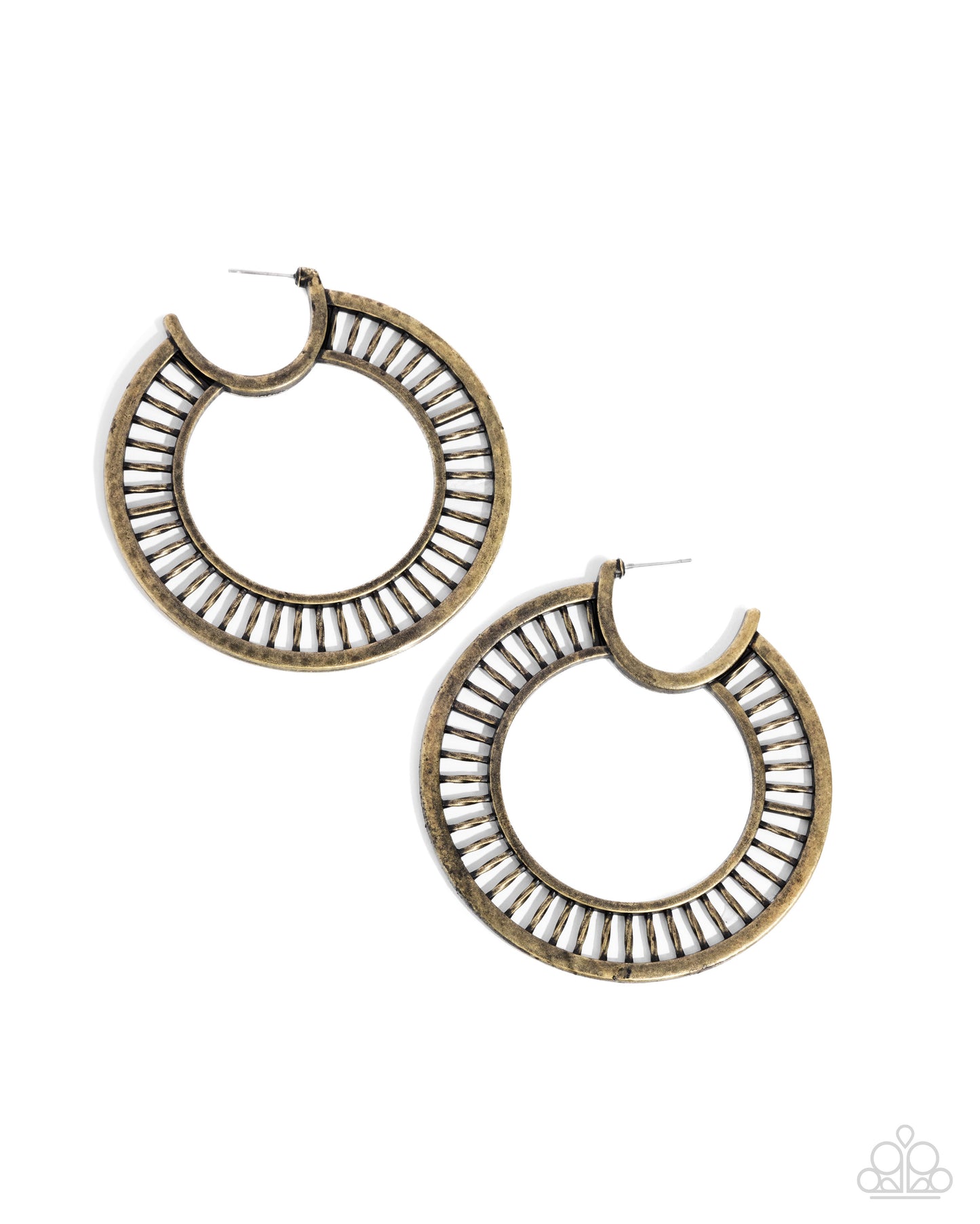Set the Scene - Brass Earring