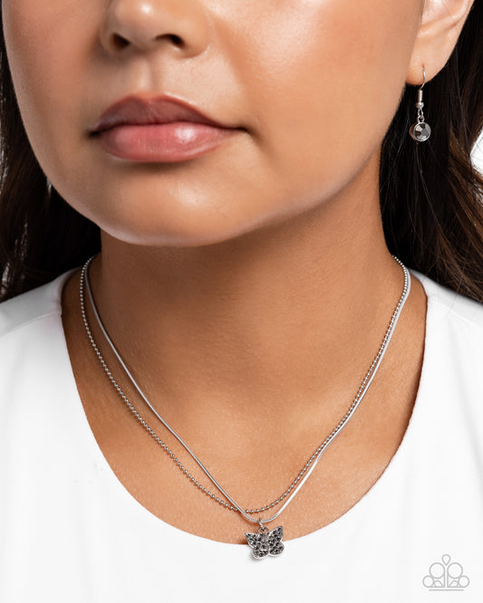 Adorable Ascension - Silver Necklace